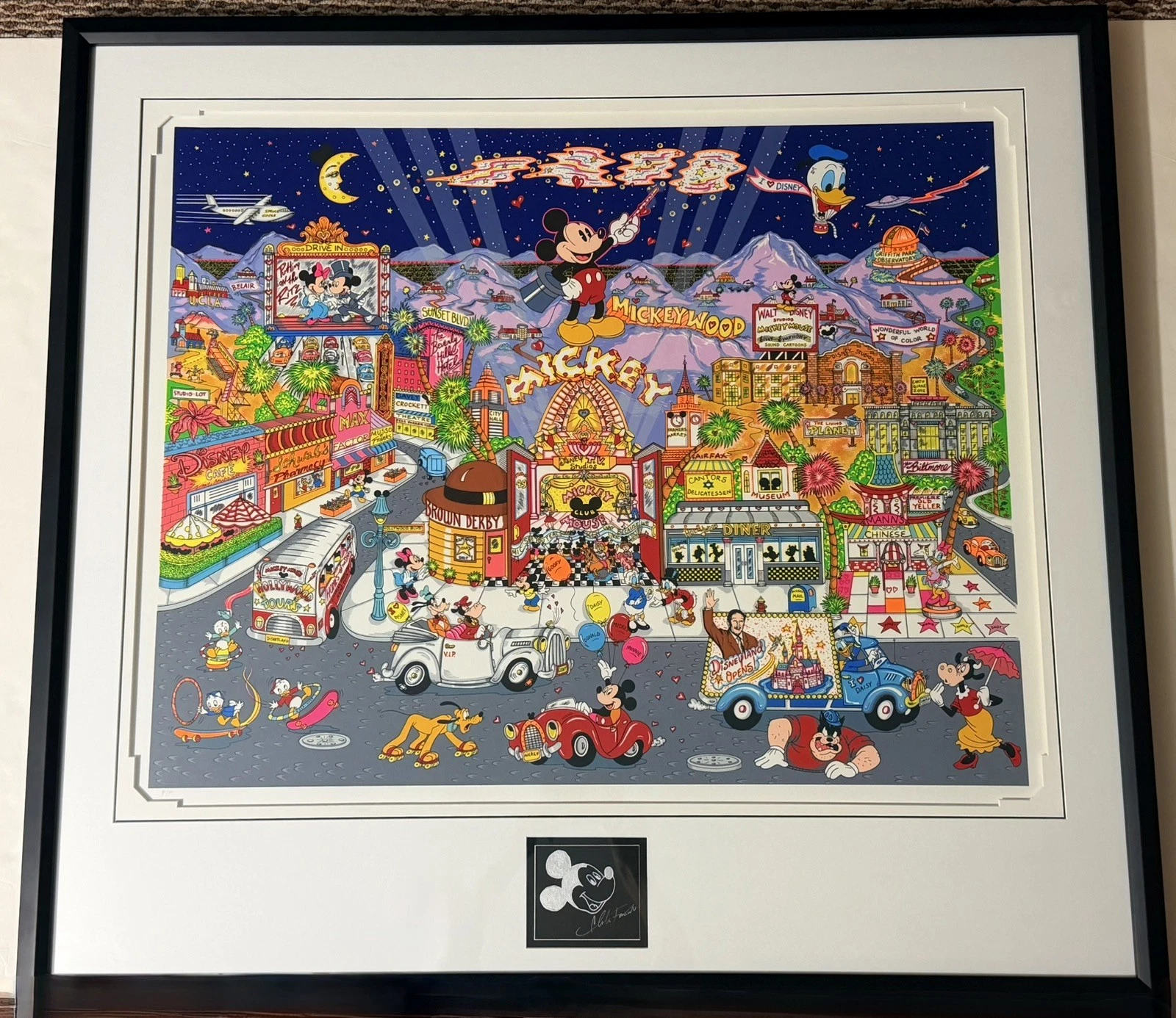 Charles Fazzino Mickeywood — from the Lavone Art Collection